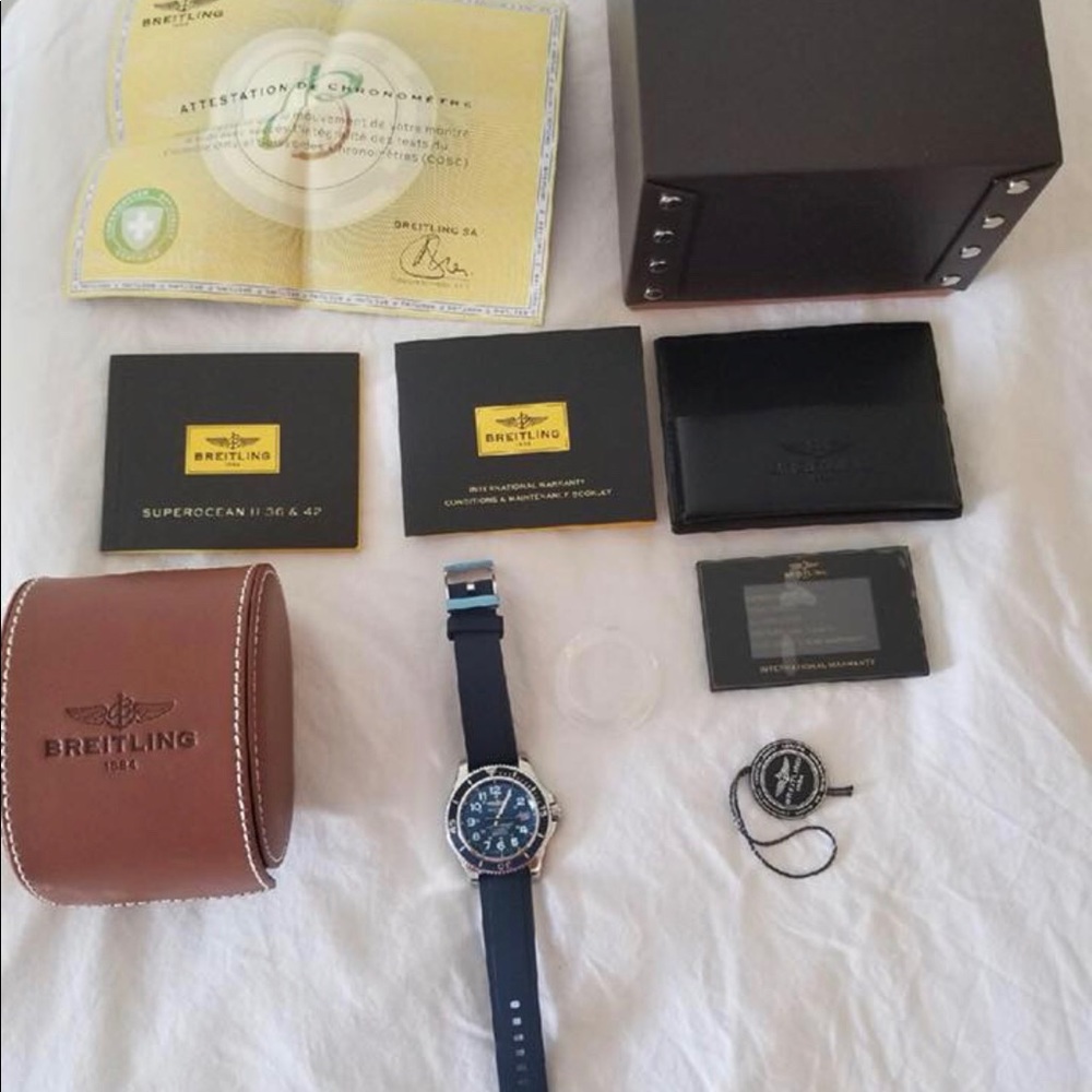 Luxury watch Breitling superocean
